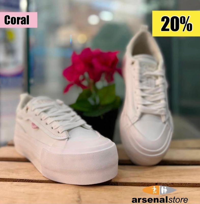 TENIS CORAL TAO ALL WHITE