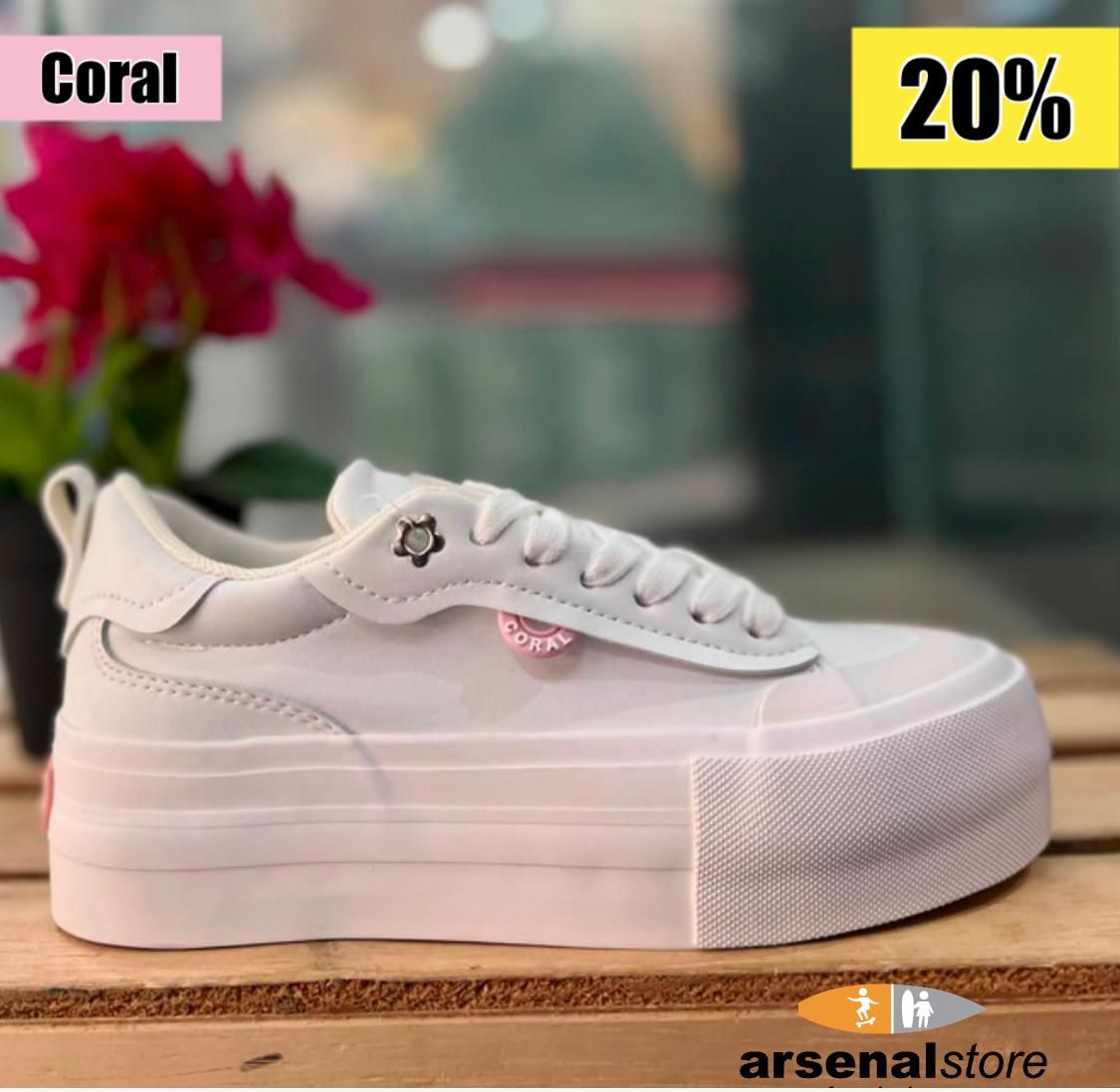 TENIS CORAL TAO ALL WHITE