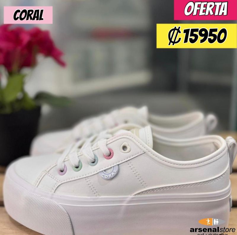 TENIS CORAL RENATA WHITE