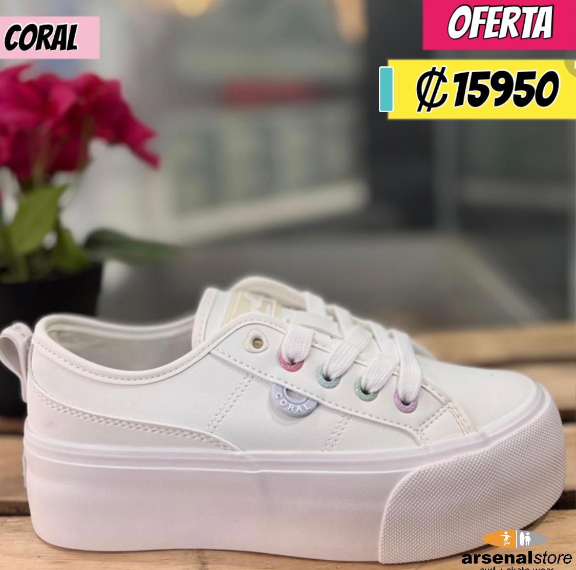 TENIS CORAL RENATA WHITE TENIS CORAL RENATA WHITE