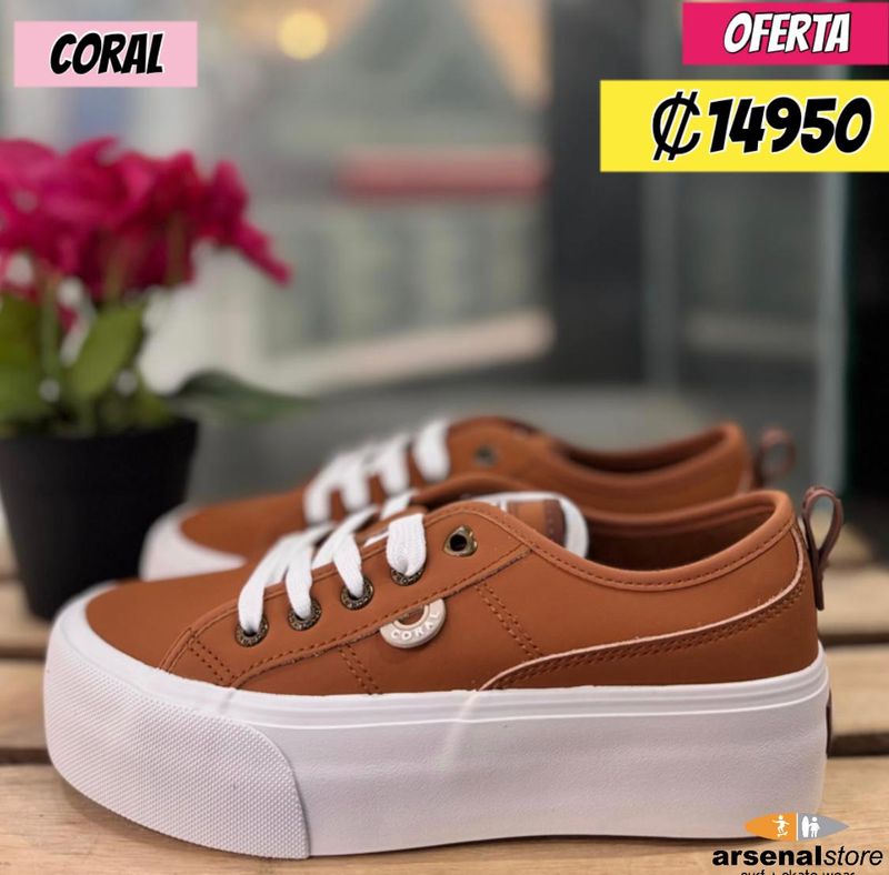 TENIS CORAL RENATA 2 CAMEL