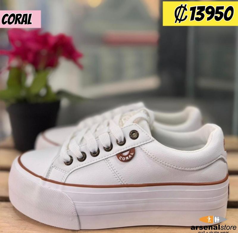 TENIS CORAL AZALEA WHITE
