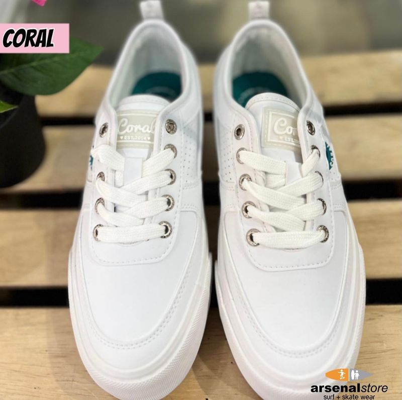 TENIS CORAL AKIRA ALL WHITE