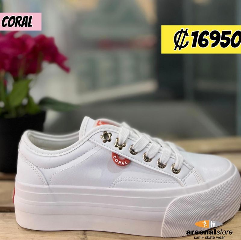 TENIS CORAL PASCUALINA WHITE