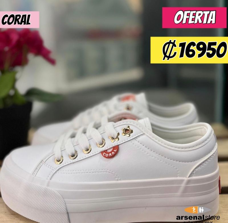 TENIS CORAL PASCUALINA WHITE