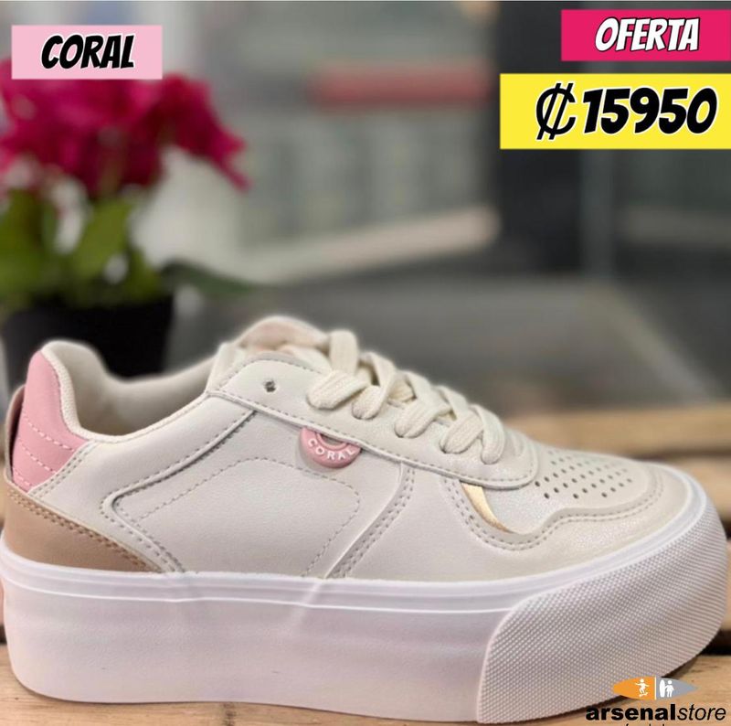 TENIS CORAL BRUNA CREAM