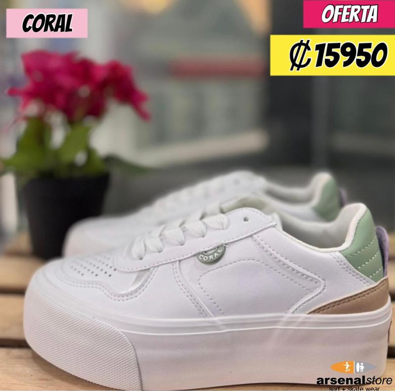 TENIS CORAL BRUNA WHITE