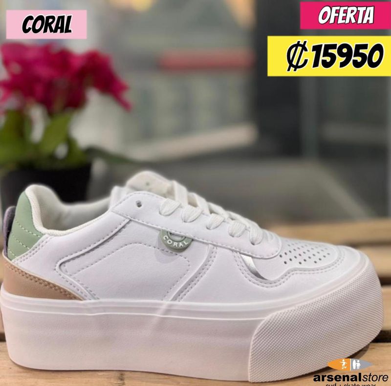TENIS CORAL BRUNA WHITE