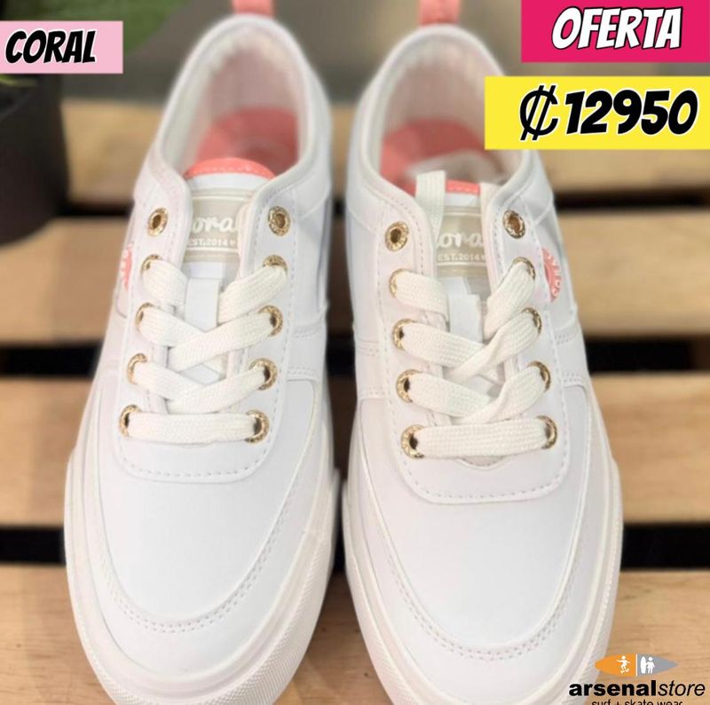 TENIS CORAL AKIRA WHITE