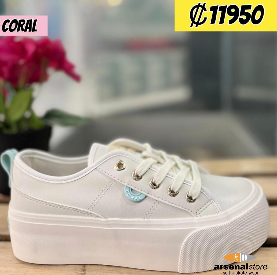 TENIS CORAL RENATA 2 WHITE OFF