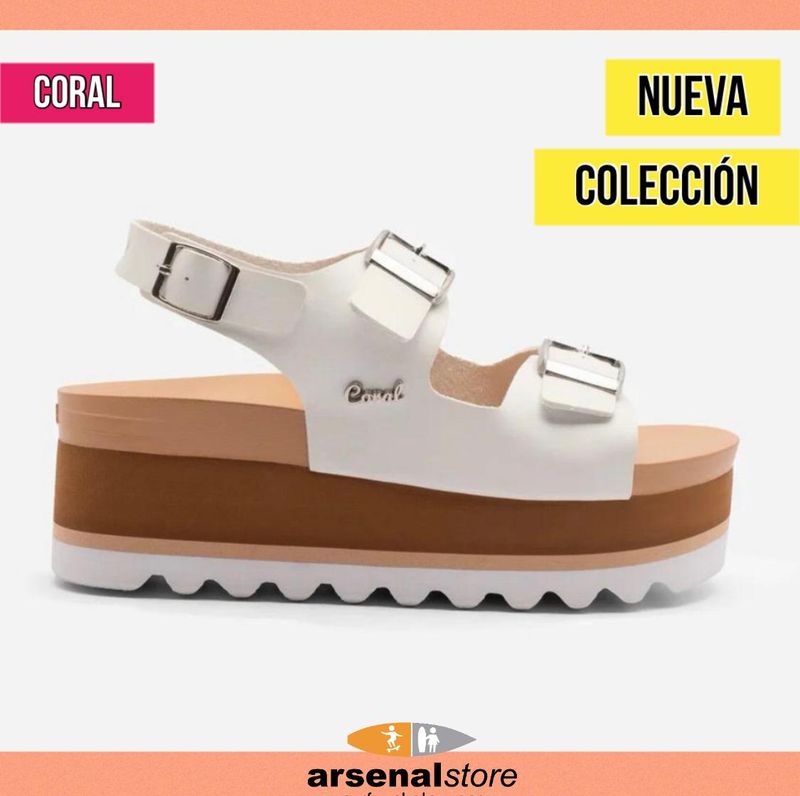 SANDALIAS CORAL SUNSET WHITE SANDALIAS CORAL SUNSET WHITE