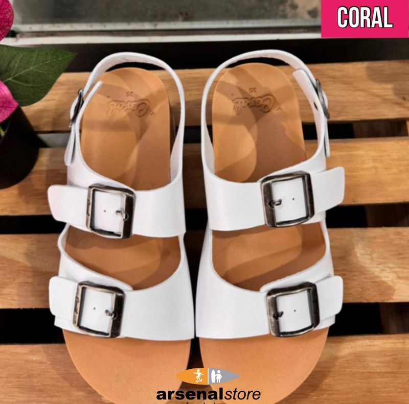 SANDALIAS CORAL SUNSET WHITE