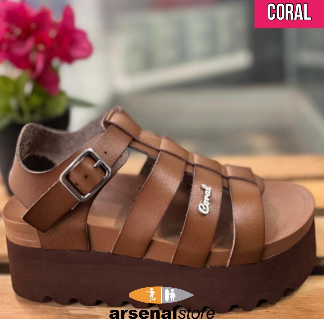 SANDALIA CORAL LOLY CAMEL