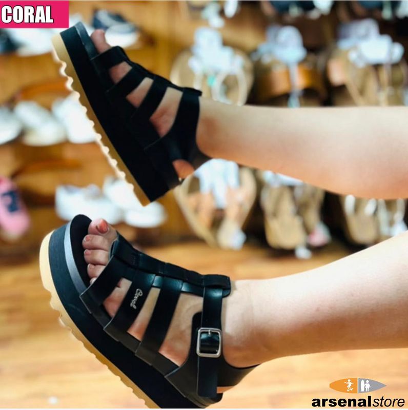 SANDALIA CORAL LOLY BLACK