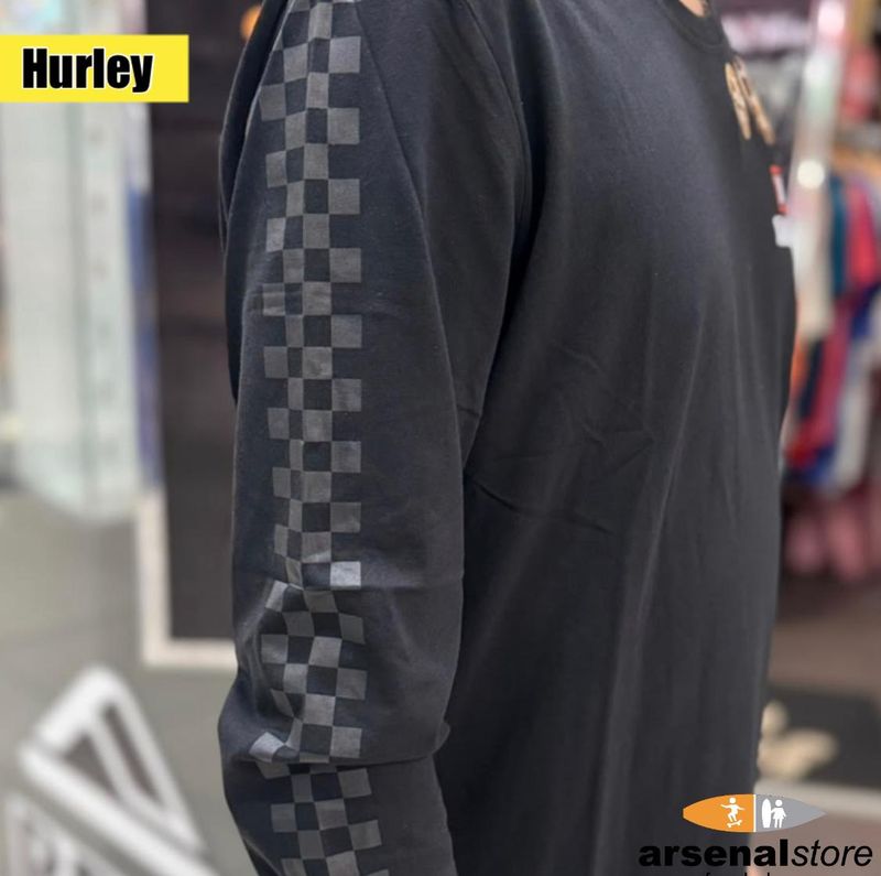 CAMISETA HURLEY T51097-001 NEGRA