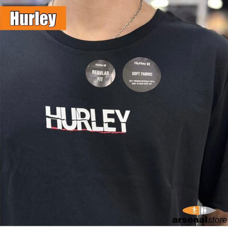 CAMISETA HURLEY T51100-001 NEGRA