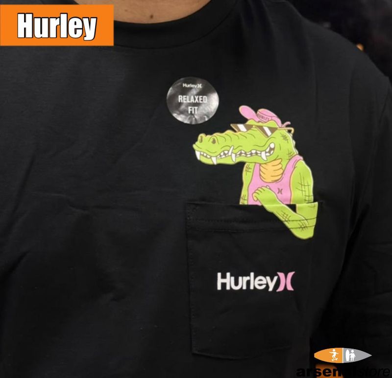 CAMISETA HURLEY T51081-001 NEGRA