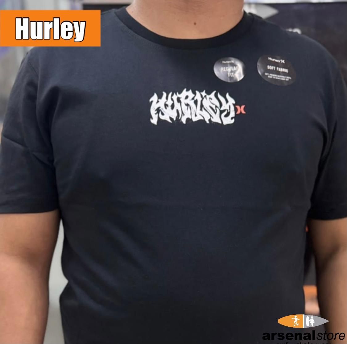 CAMISETA HURLEY T51088-001 NEGRA CAMISETA HURLEY T51088-001 NEGRA