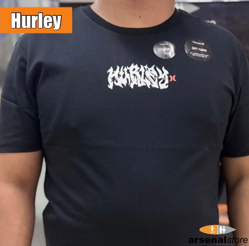 CAMISETA HURLEY T51088-001 NEGRA