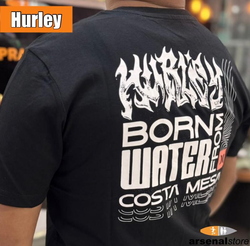 CAMISETA HURLEY T51088-001 NEGRA