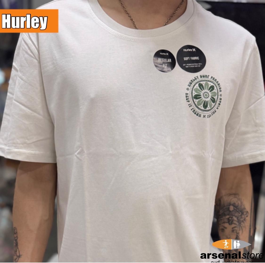 CAMISETA HURLEY T51024-280 HUESO CAMISETA HURLEY T51024-280 HUESO