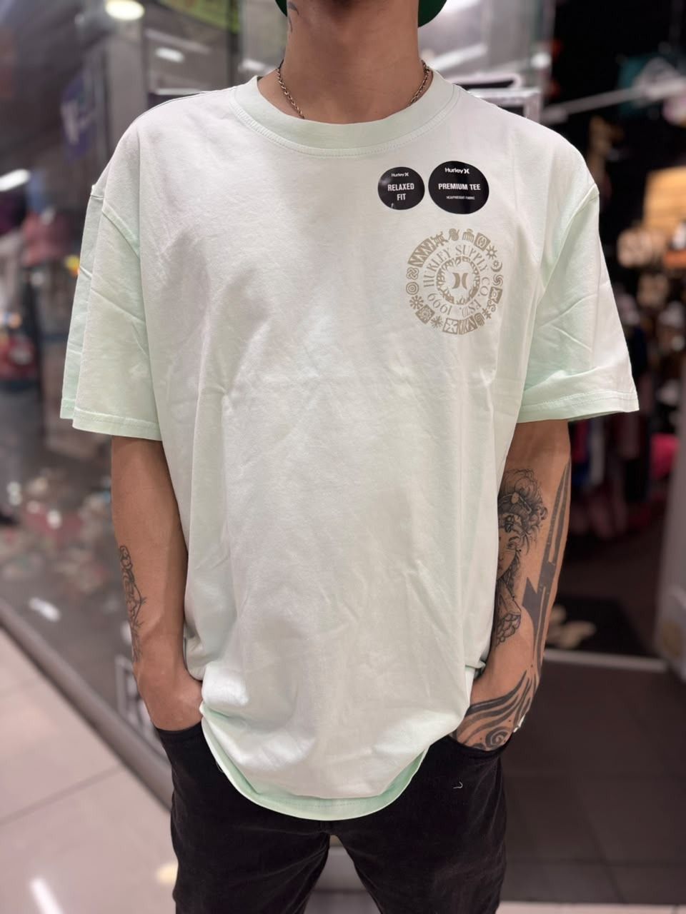 CAMISETA HURLEY T05025-009 BEIGE CAMISETA HURLEY T05025-009 BEIGE