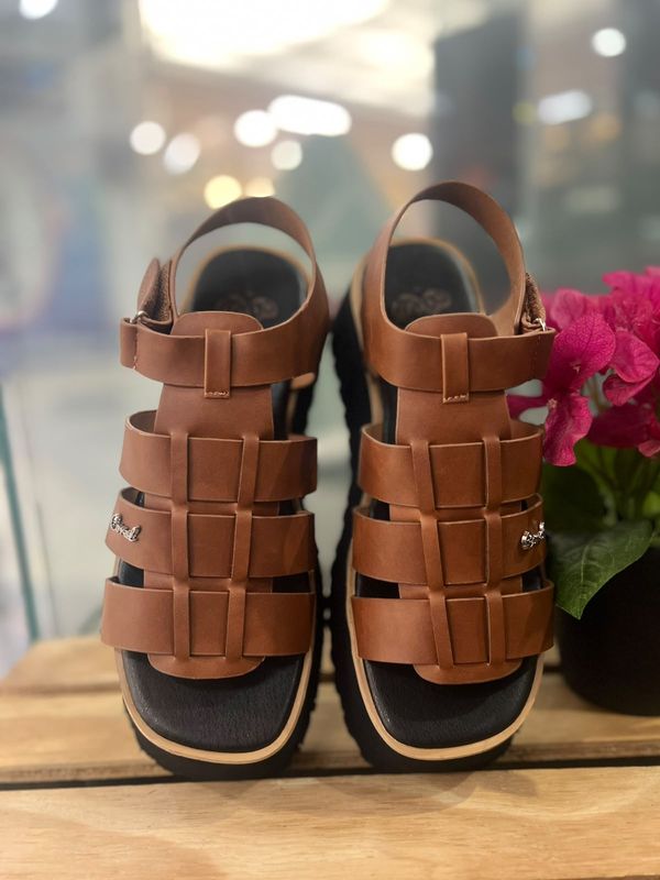 SANDALIAS CORAL POSITANO 2 CAMEL