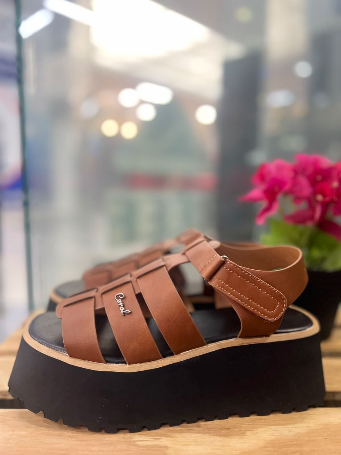 SANDALIAS CORAL POSITANO 2 CAMEL