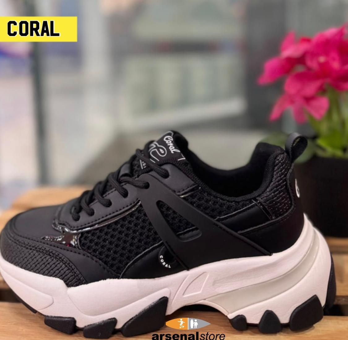 TENIS CORAL BUDAPEST 2 BLK