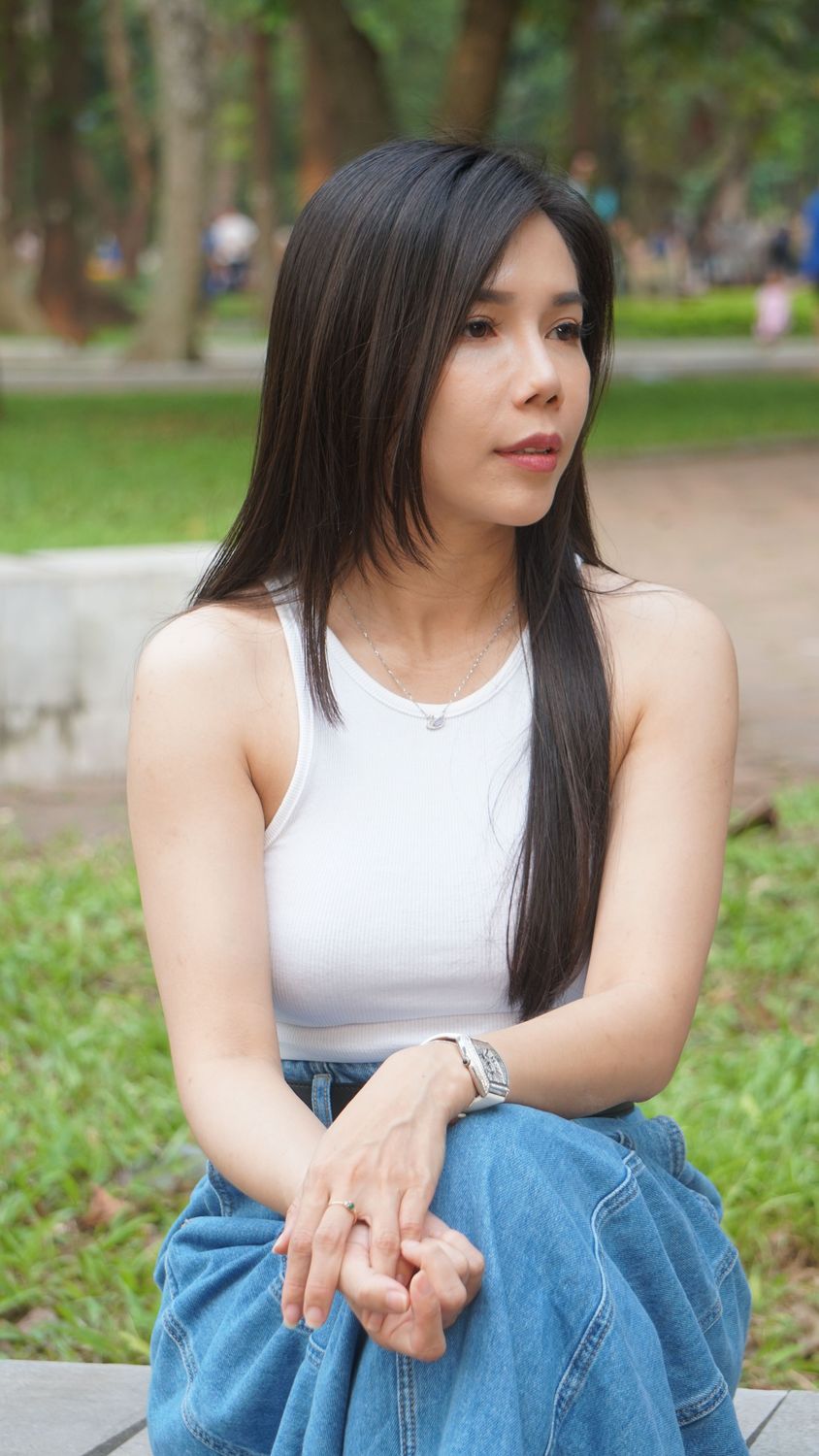 Blue Denim Long Skirt