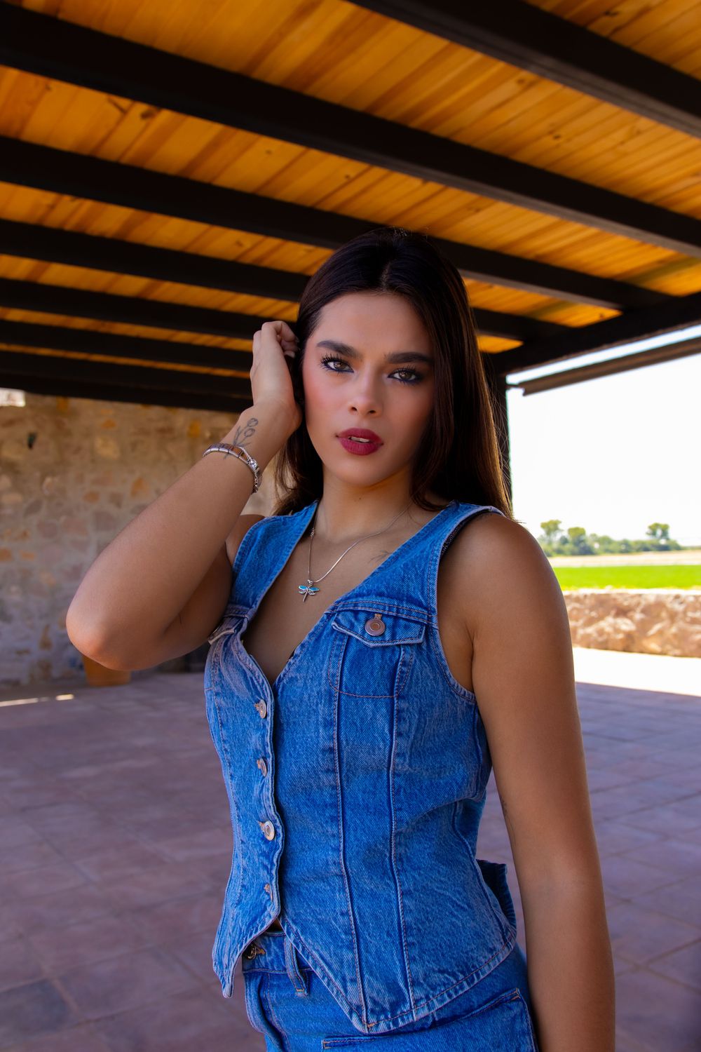 Sleeveless Jeans Jacket