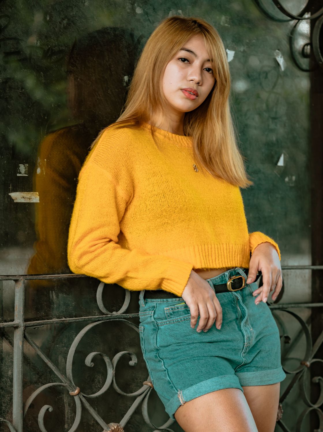 Yellow Fluffy Sweater