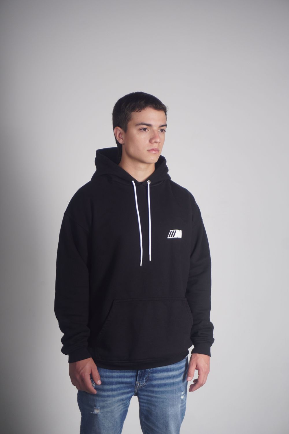 Classic Black Pullover Hoodie