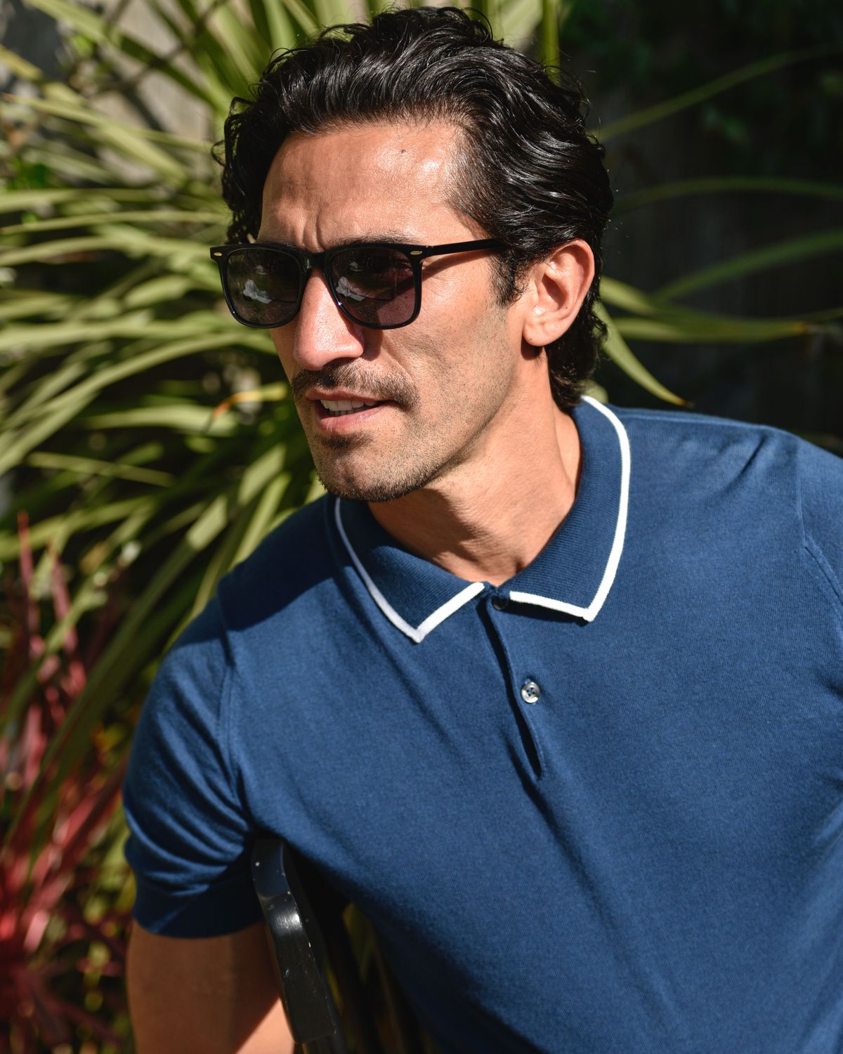 Men's Blue Polo Shirt