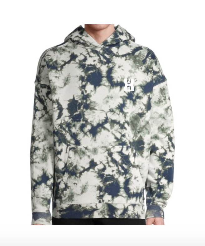 BLUE/GREEN TIE-DYE INCLUSION SWEATSHIRT
