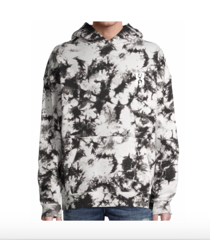 BLACK/SOOT TIE-DYE INCLUSION SWEATSHIRT