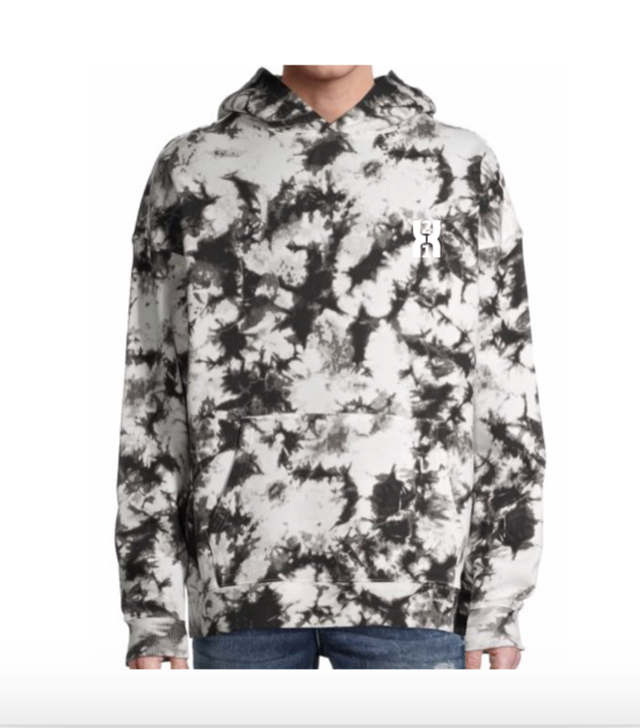BLACK/SOOT TIE-DYE INCLUSION SWEATSHIRT