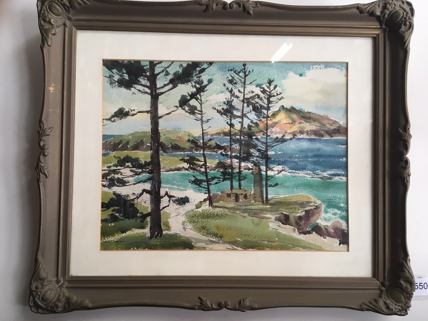 JC Stedman - framed painting