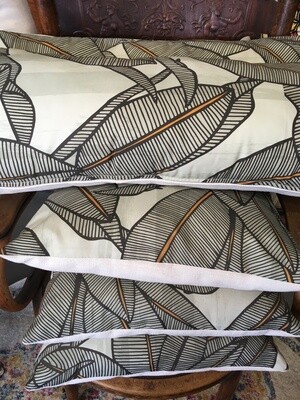 Bruce Goold 'Kentia Palm' screen printed cushions