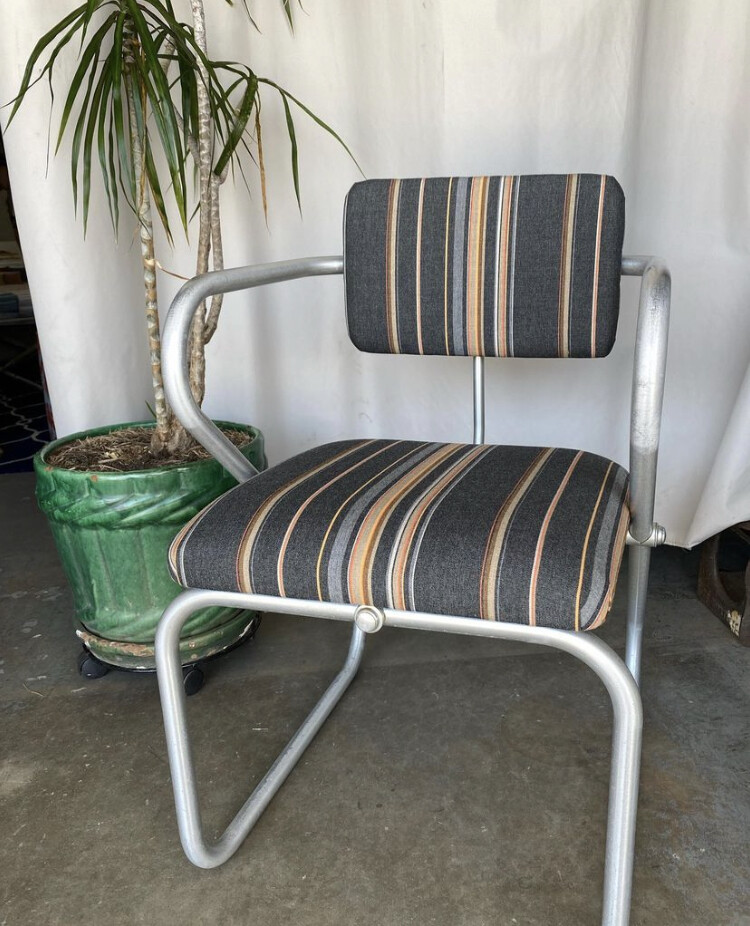 A 1940s Namco chair - newly reupholstered