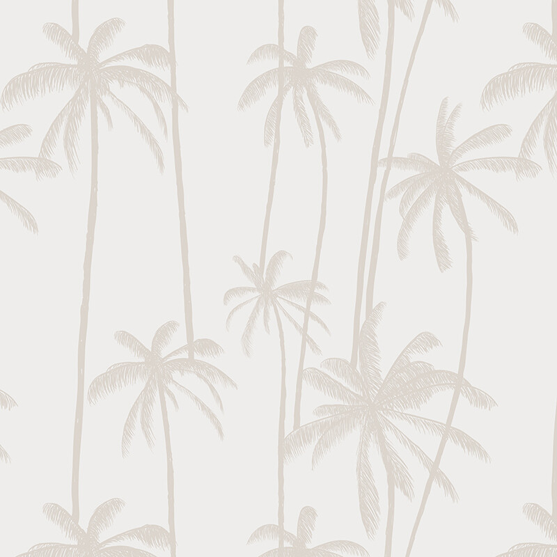 Neutral Palms Removable Wallpaper