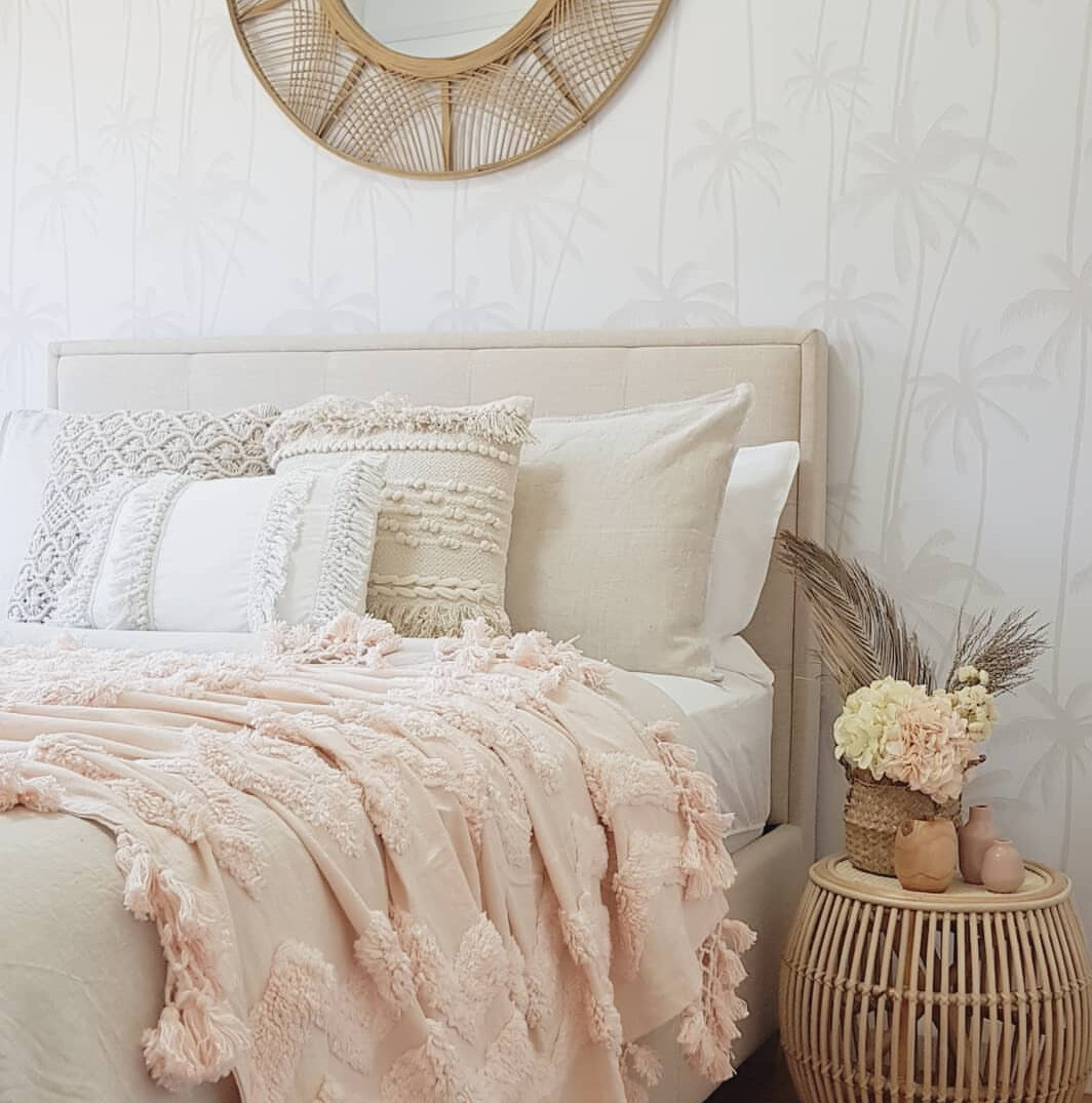 Neutral Palms Removable Wallpaper