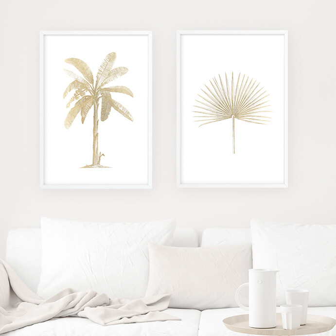 Gold Tropical Palm