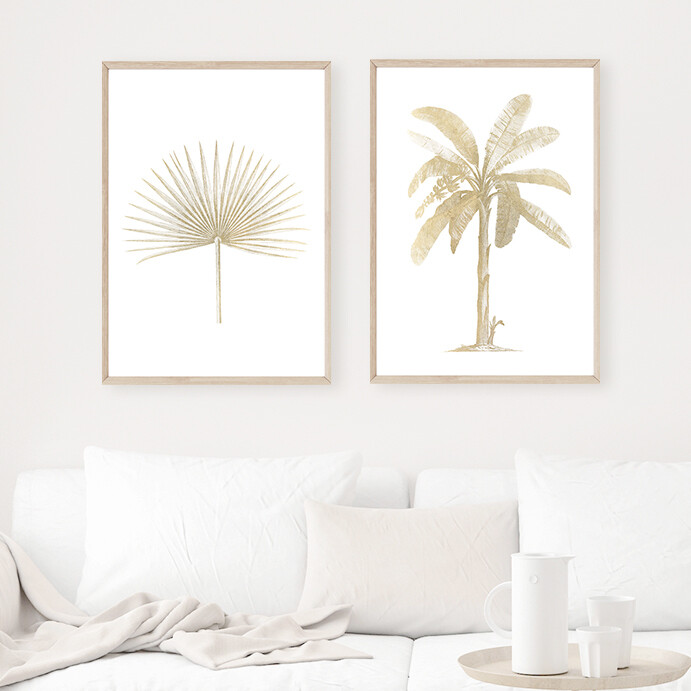 Gold Tropical Palm