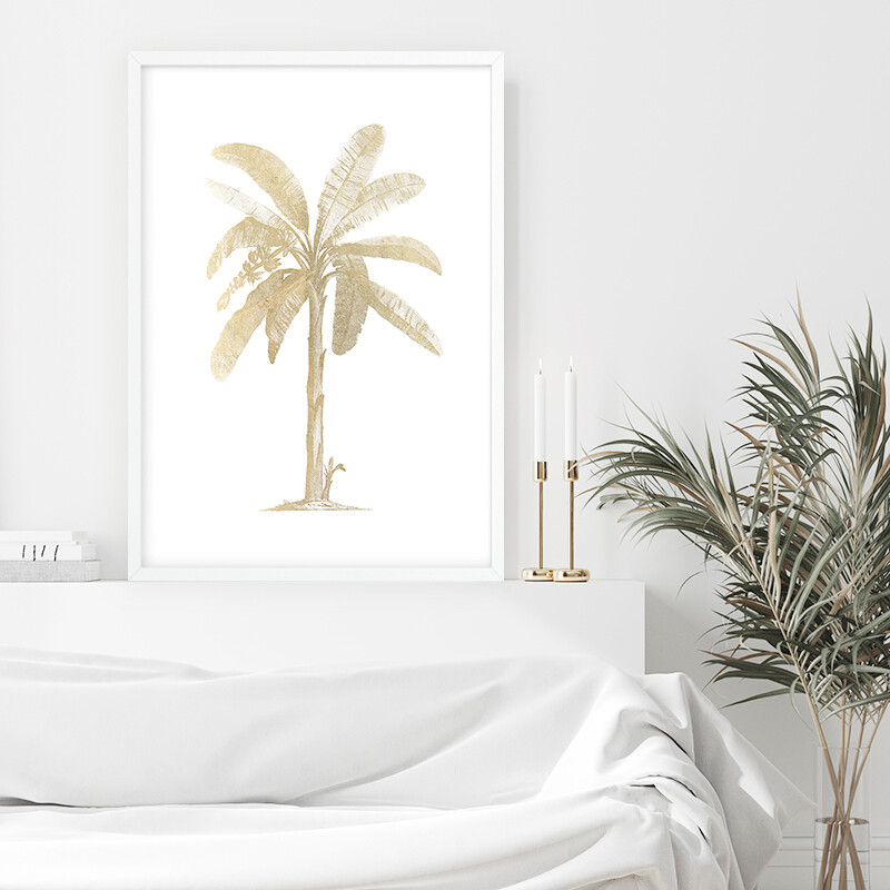Gold Tropical Palm