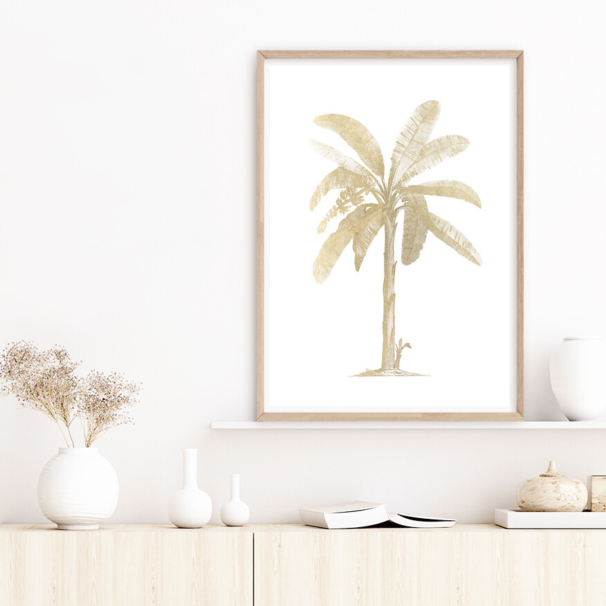 Gold Tropical Palm