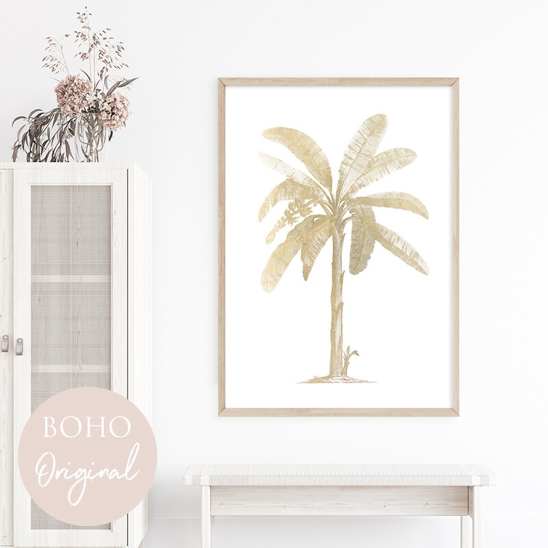 Gold Tropical Palm