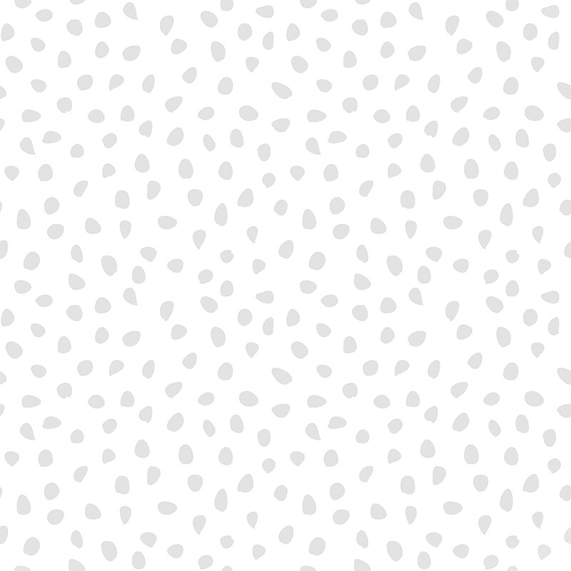 Gracie's Dots (pale pink or grey) Removable Wallpaper