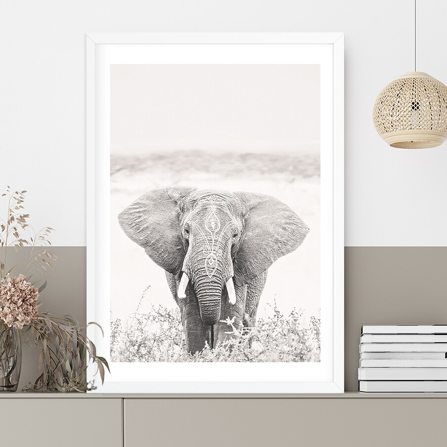 Heavenly Boho Elephant II