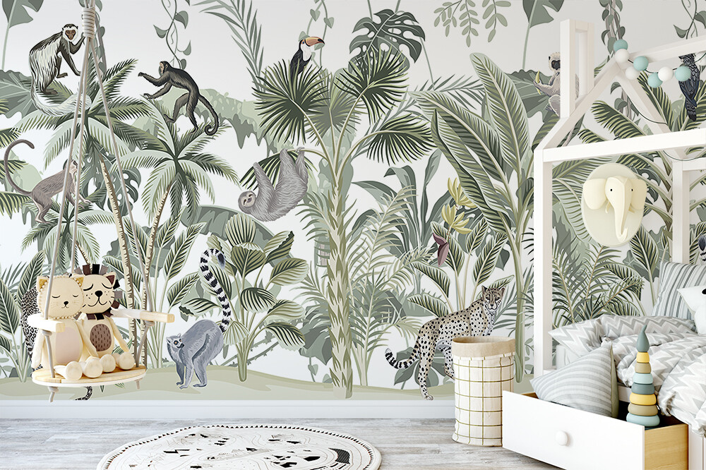 Into the Jungle Removable Wallpaper Mural
